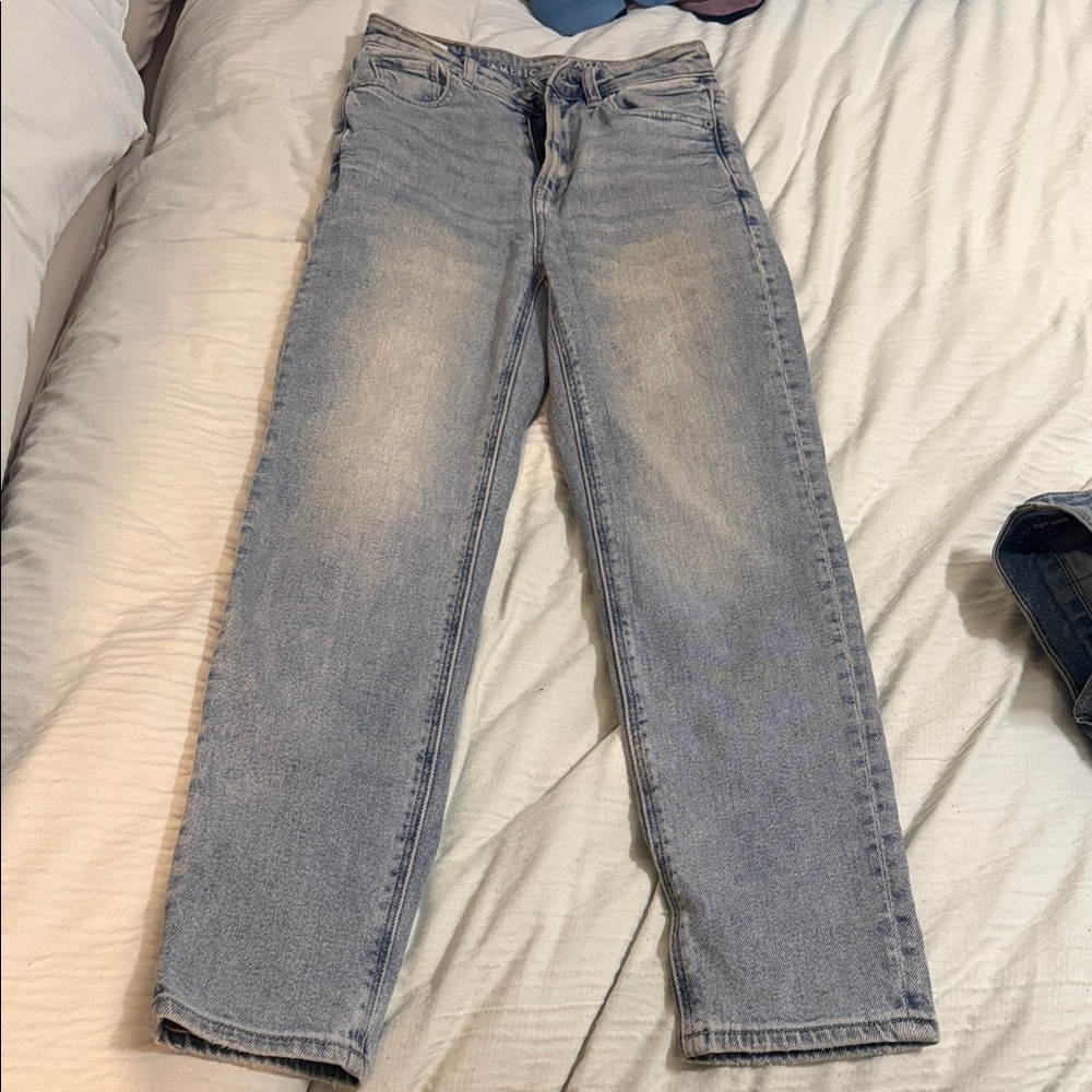 American Eagle Outfitters Light Blue Straight Jeans